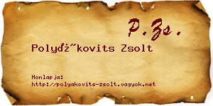 Polyákovits Zsolt névjegykártya